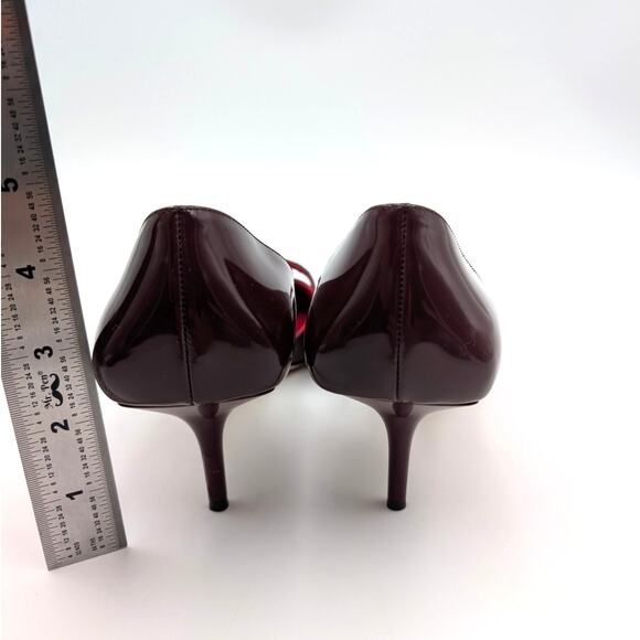 Jimmy Choo Carolyn Pointed Toe d’Orsay Heel Pump Women's Red Size US8 EU38 - Picture 4 of 13